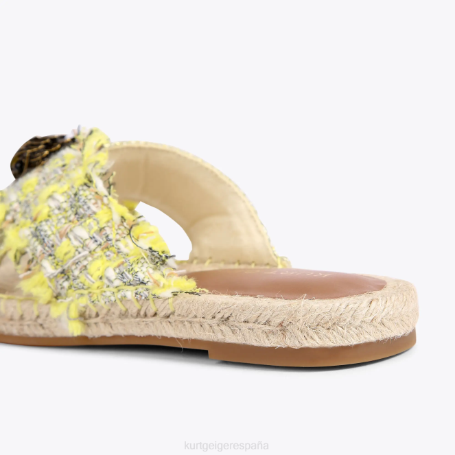 Kurt Geiger mujer alpargata london kensington 2LPR445 | calzados amarillo
